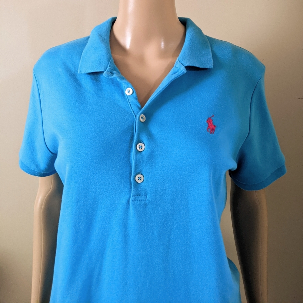 Ralph Lauren Sport polo blue tshirt, youth XL